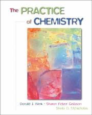 Cover of The practice of chemistry by Donald J. Wink