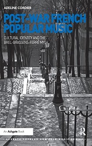 Front cover of Post-War French popular music by Adeline Cordier