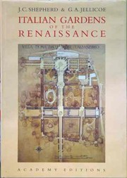 Front cover of Italian gardens of the Renaissance by John Chiene Shepherd