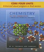 Cover of Chemistry in the Community by American Chemical Society