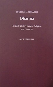 Cover of Dharma by Alf Hiltebeitel