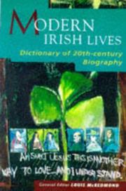 Front cover of Modern Irish Lives by Louis McRedmond