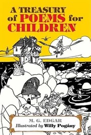 Front cover of A treasury of poems for children by M. G. Edgar