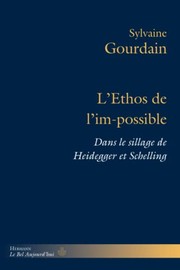 Front cover of L'ethos de l'im-possible by Sylvaine Gourdain