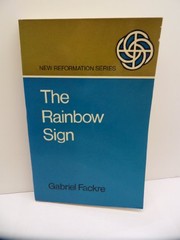 Cover of The rainbow sign, Christian futurity by Gabriel J. Fackre