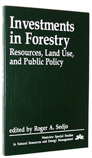 Front cover of Investments in Forestry by Roger A. Sedjo