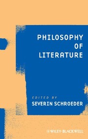 Front cover of Philosophy of literature by Severin Schroeder