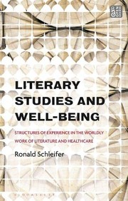 Front cover of Literary Studies and Well-Being by Ronald Schleifer