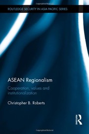 Cover of ASEAN regionalism by Christopher B. Roberts