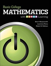 Cover of Basic college mathematics with P.O.W.E.R. learning by Sherri Messersmith
