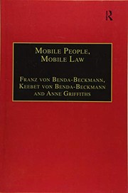 Front cover of Mobile People, Mobile Law by Franz von Benda-Beckmann