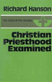 Cover of Christian priesthood examined by R. P. C. Hanson