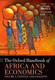 Front cover of Oxford Handbook of Africa and Economics Vol. 1 : Volume 1 by Celestin Monga