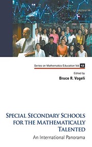 Front cover of Special secondary schools for the mathematically and scientifically talented by Bruce R. Vogeli