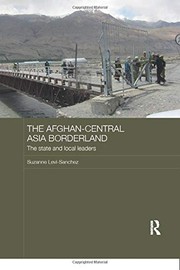 Front cover of Afghan-Central Asia Borderland by Suzanne Levi-Sanchez