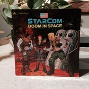 Front cover of Doom In Space Starcom #1 by Golden Books