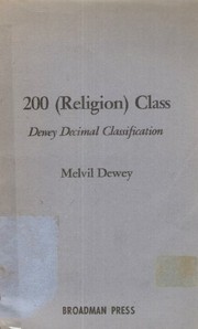 Cover of 200 (religion) class by Melvil Dewey