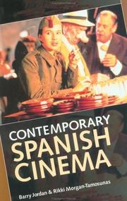 Front cover of Contemporary Spanish cinema by Barry Jordan