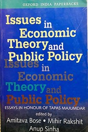 Front cover of Issues in Economic Theory and Public Policy by Anup Sinha