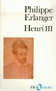 Cover of Henri III by Philippe Erlanger