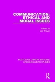 Cover of Communication by Lee O. Thayer