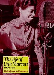 Front cover of The life of Una Marson, 1905-65 by Delia Jarrett-Macauley