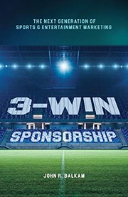 Front cover of 3-Win Sponsorship by John R. Balkam
