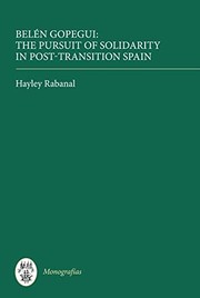 Front cover of Belén Gopegui by Hayley Rabanal