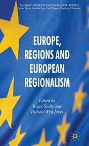 Front cover of Europe, regions and European regionalism by Roger Scully