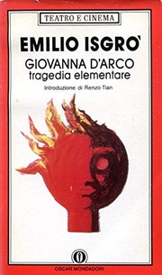 Cover of Giovanna D'Arco by Emilio Isgrò