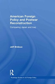 Front cover of American foreign policy and postwar reconstruction by Jeff Bridoux