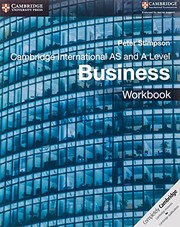 Front cover of Cambridge International AS and a Level Business Workbook by Peter Stimpson