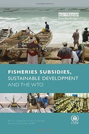 Cover of Fisheries subsidies, sustainable development, and the WTO by Anja von Moltke