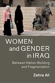Cover of Women and Gender in Iraq by Zahra Ali
