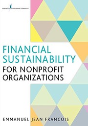 Front cover of Financial sustainability for nonprofit organizations by Emmanuel Jean-François