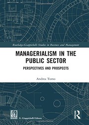 Front cover of Managerialism in the Public Sector by Andrea Tomo