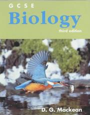 Front cover of GCSE biology by D. G. Mackean