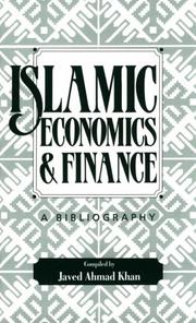 Cover of Islamic economics and finance by Javed Ahmad Khan