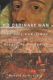 Front cover of No ordinary man by Donald McCrory