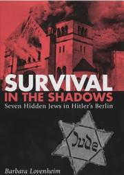 Front cover of Survival in the shadows by Barbara Lovenheim