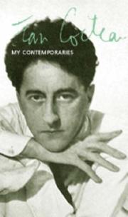 Front cover of My contemporaries by Jean Cocteau