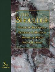 Front cover of The shoulder by Charles A. Rockwood