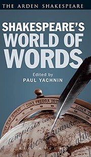 Front cover of Shakespeare's world of words by Paul Edward Yachnin