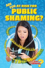 Front cover of Are you at risk for public shaming? by Sherri Mabry Gordon