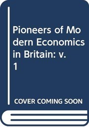 Front cover of Pioneers ofmodern economics in Britain by D. P. O'Brien