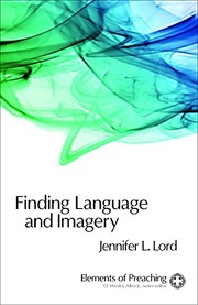 Cover of Finding language and imagery by Jennifer L. Lord