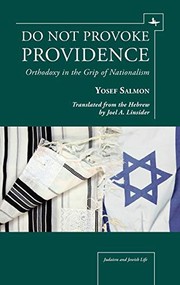 Cover of Do Not Provoke Providence by Yosef Salmon