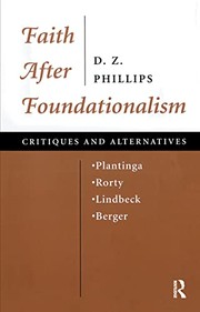Cover of Faith after Foundationalism by D. Z. Phillips