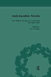 Front cover of Anti-Jacobin Novels, Part I, Volume 3 by W. M. Verhoeven