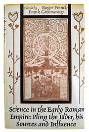 Front cover of Science in the early Roman Empire by Roger French